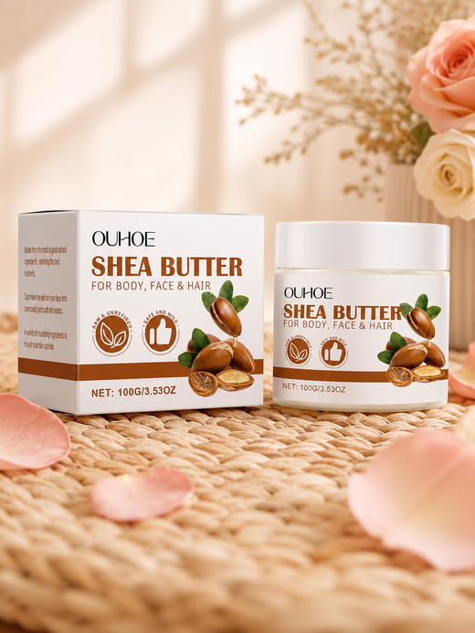 Shea Butter Multi-Use Cream — Radiant Skin & Lustrous Hair