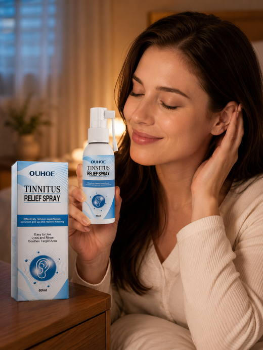 Tinnitus Relief Ear Spray — Remove Earwax & Soothe Ringing