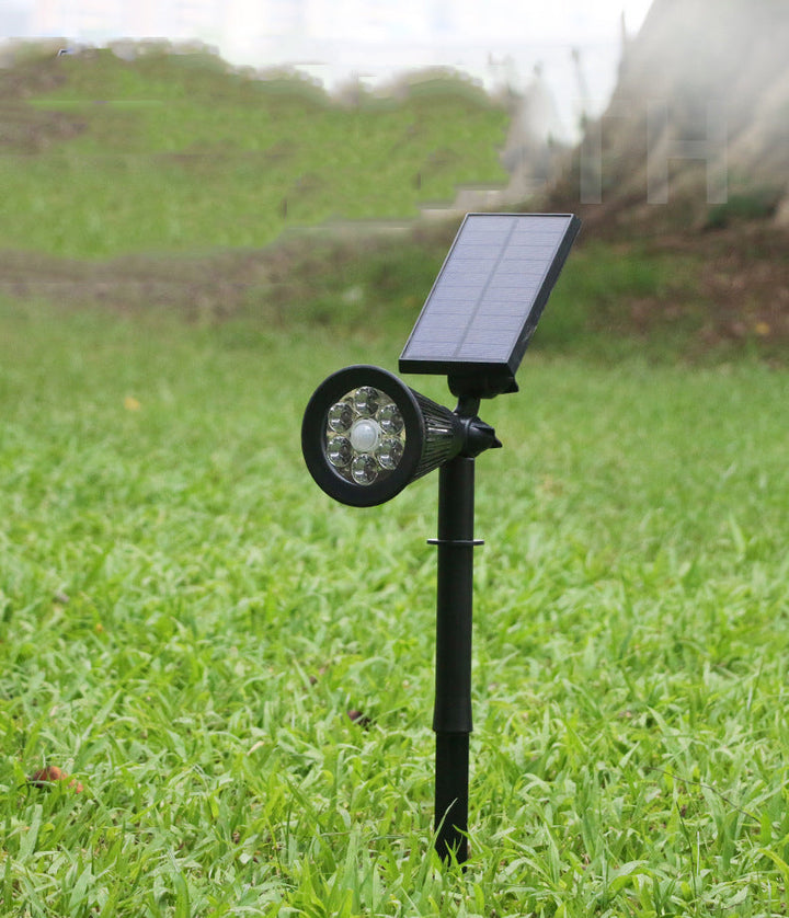 Solar Garden Spotlight with Motion Sensor, No Wiring