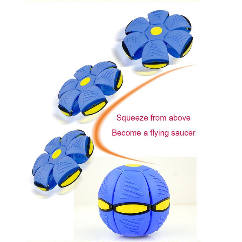Transforming Flying Disc Ball for Outdoor Catch Games