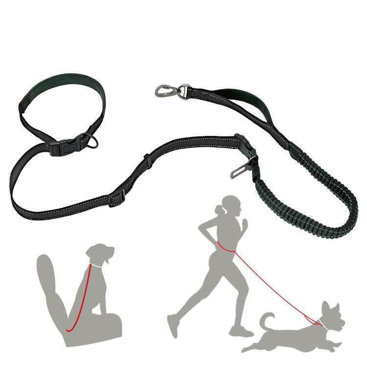 6-in-1 Dog Leash for Hands-Free Walking & Running Dogs