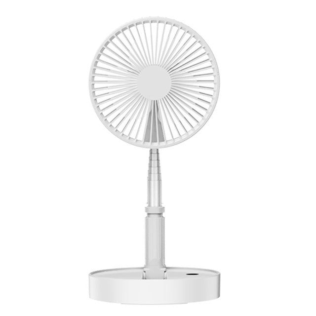 Telescopic Folding Table Fan: USB Rechargeable & Portable