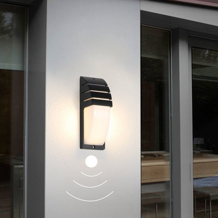 Outdoor Wall Lamp with Motion Sensor, Waterproof LED