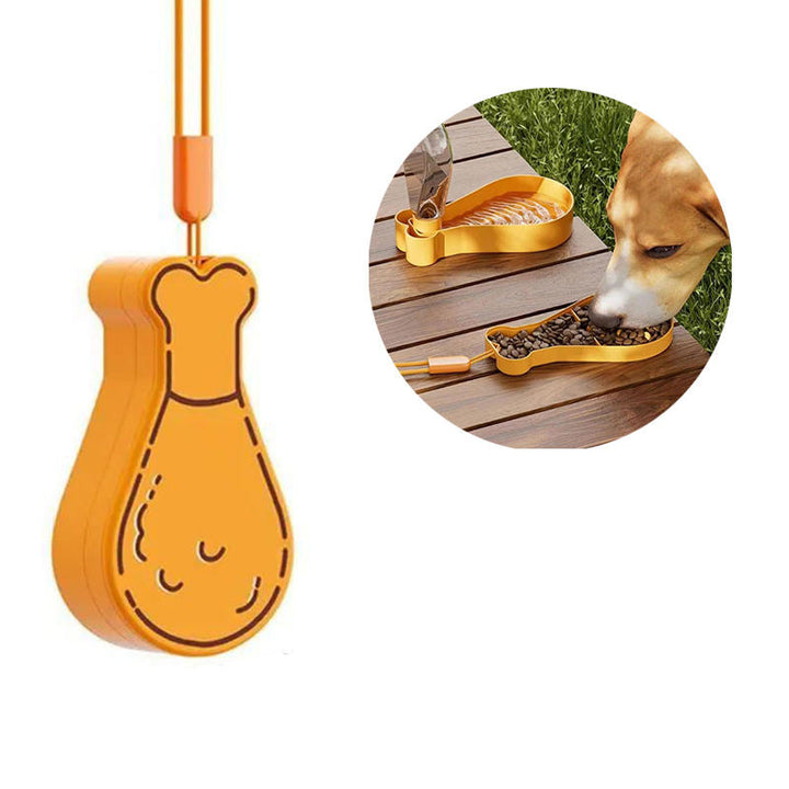 Portable Pet Water Bottle & Feeder for Outdoor Walks