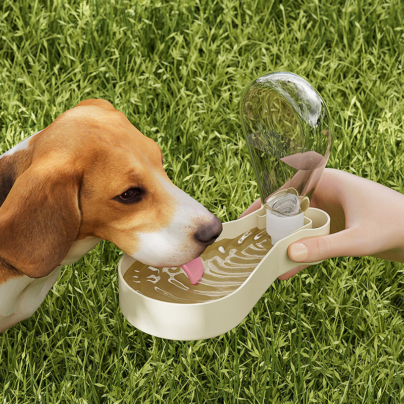 Portable Pet Water Bottle & Feeder for Outdoor Walks