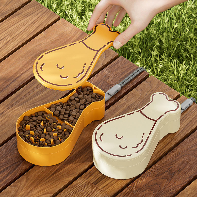 Portable Pet Water Bottle & Feeder for Outdoor Walks