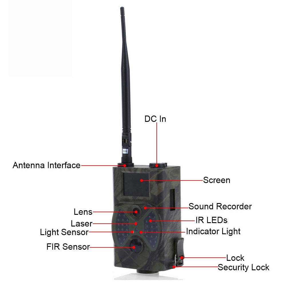 Cellular Trail Camera 12MP with MMS & Email Alerts