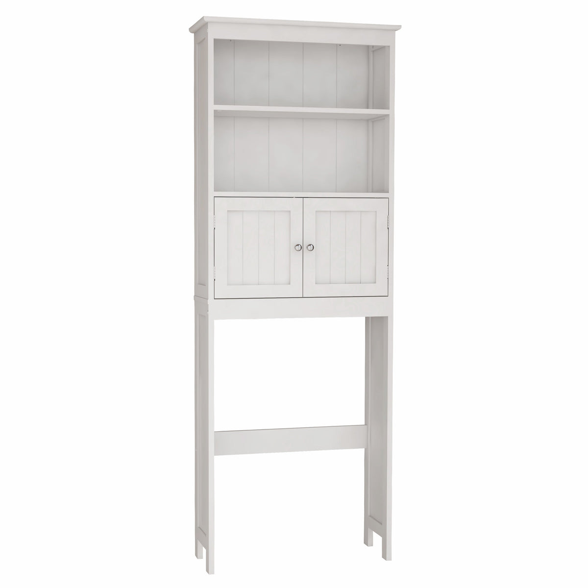 Over the Toilet Storage Cabinet with 2 Doors & Shelves