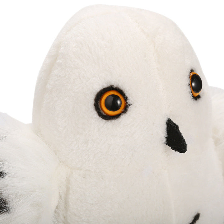 White Owl Plush Toy – Soft Cuddle Companion Gift Idea