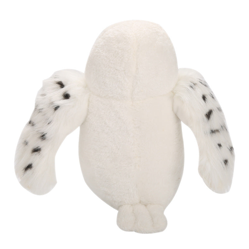 White Owl Plush Toy – Soft Cuddle Companion Gift Idea