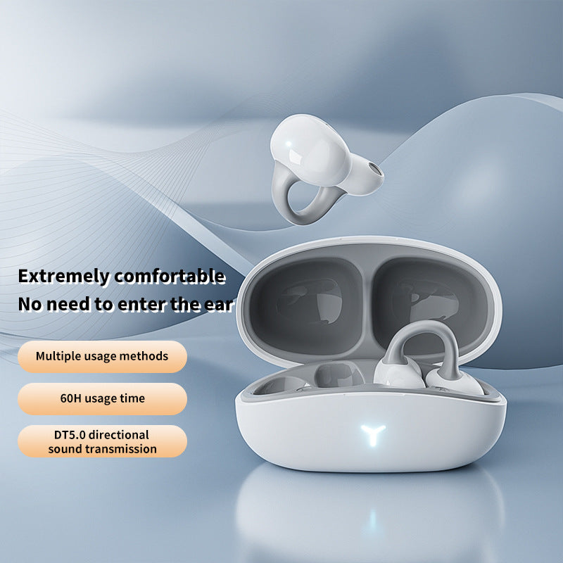 Open-Ear Wireless Earclip Earphones with 60H Battery
