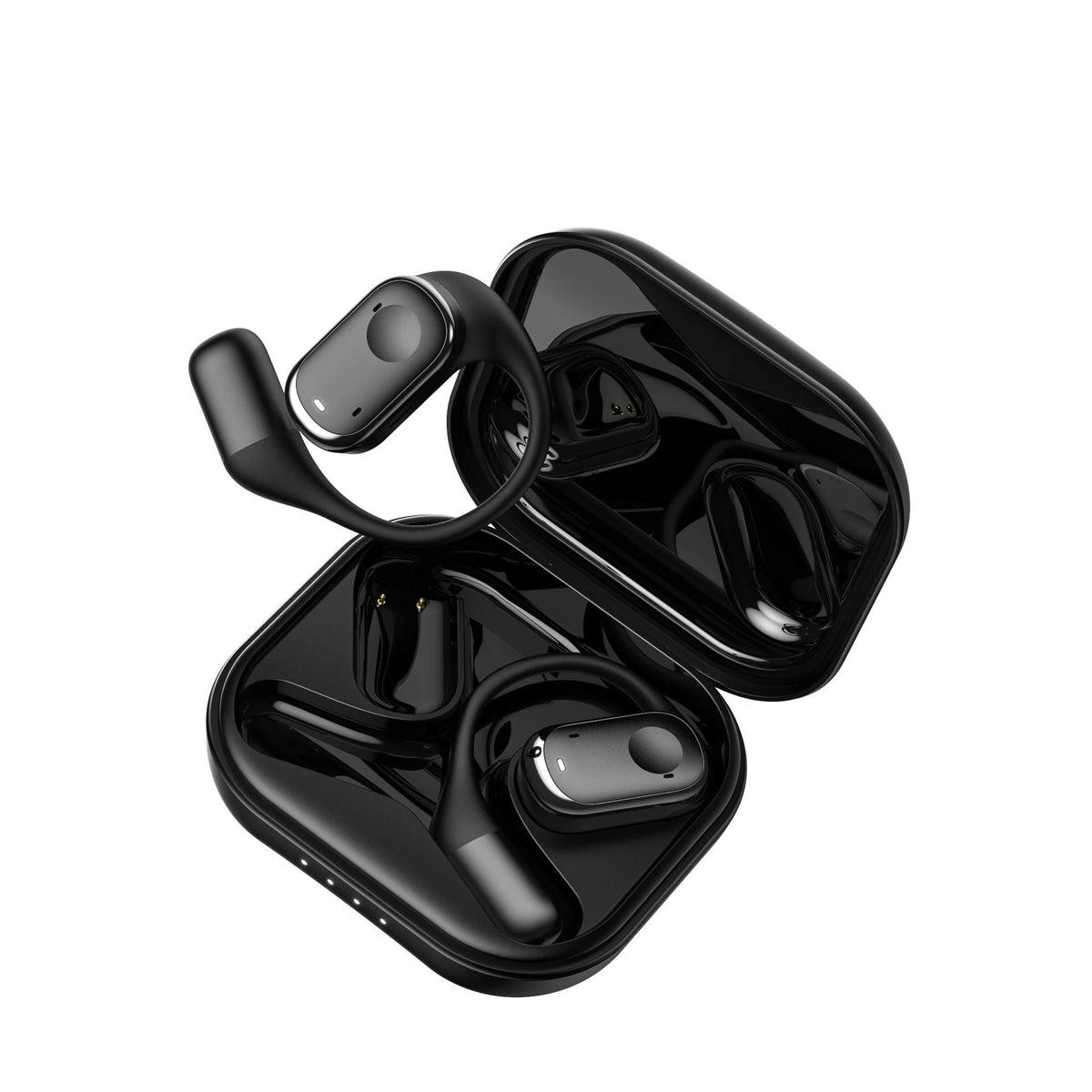 Open-Ear Wireless Earbuds with Noise-Reduction Mic