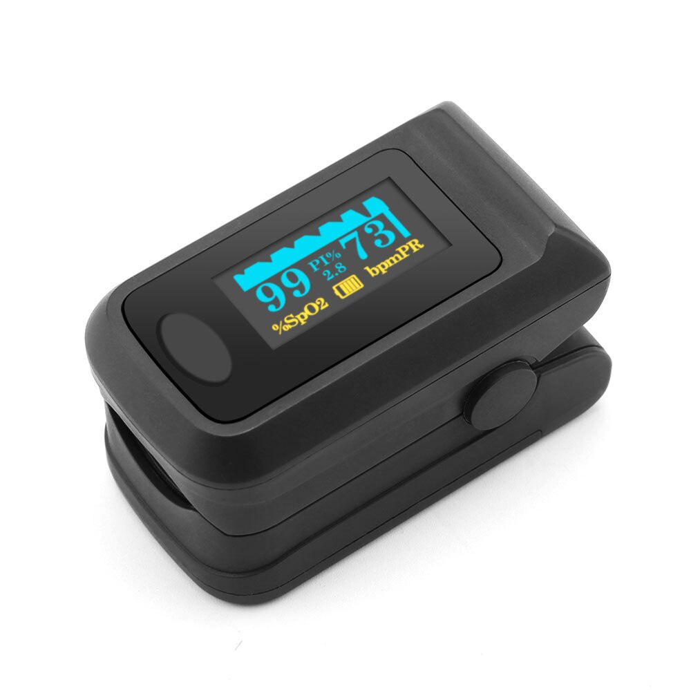 Fingertip Pulse Oximeter with SpO2 & Pulse Display