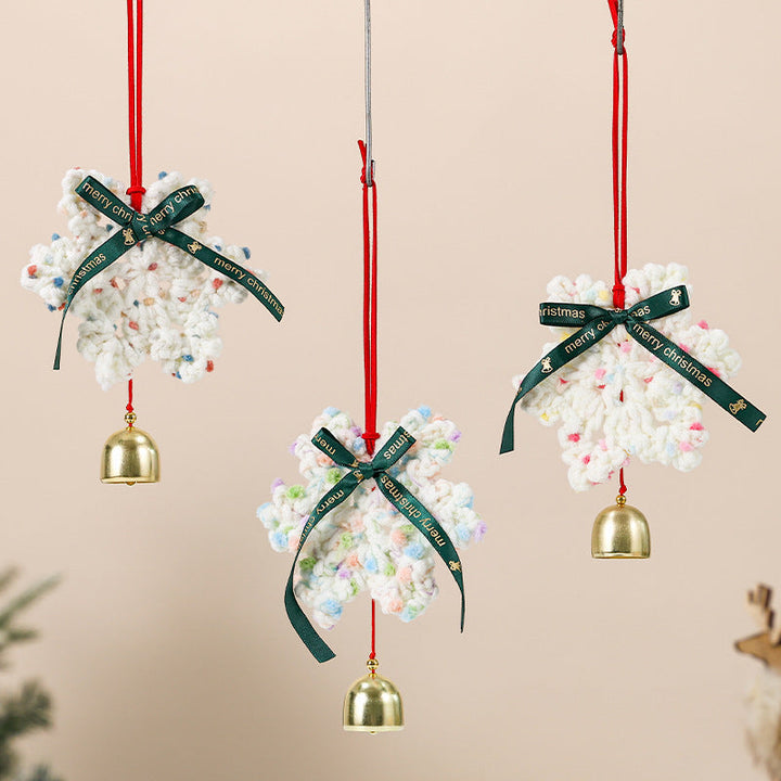 Knitted Christmas Tree Ornament Decor for Cozy Homes