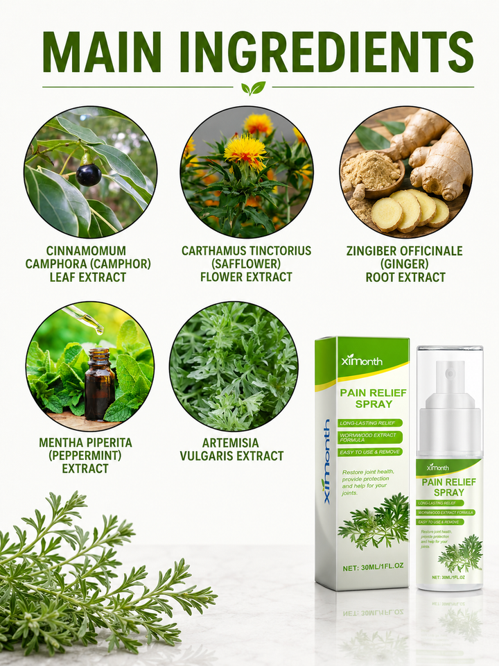 Pain Relief Spray — Long-Lasting Comfort for Joints & Muscles