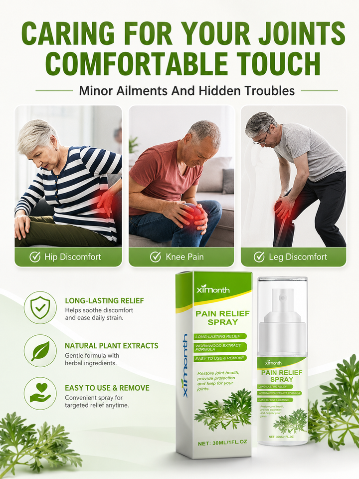Pain Relief Spray — Long-Lasting Comfort for Joints & Muscles
