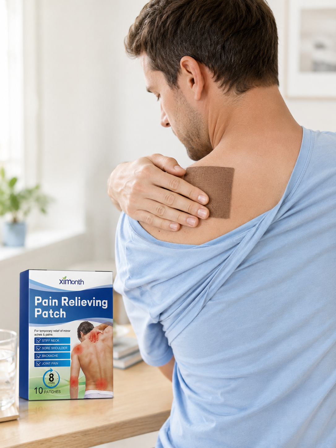 Pain Relieving Patch — 8‑Hour Targeted Joint & Back Pain