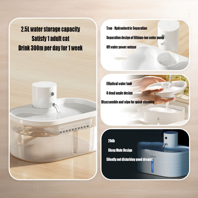 Pet Water Dispenser: Cordless Fresh Hydration