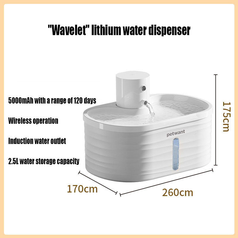 Pet Water Dispenser: Cordless Fresh Hydration