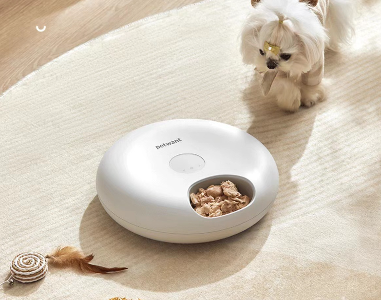 Automatic Pet Feeder for Wet Food, Six Scheduled Meals
