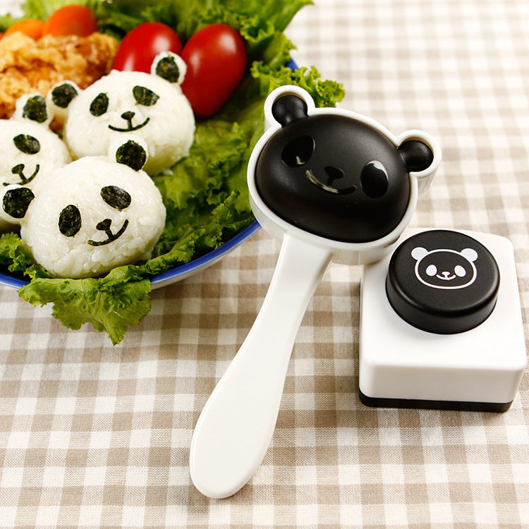 Panda Sushi Mold for Onigiri and Kids' Bento Lunches