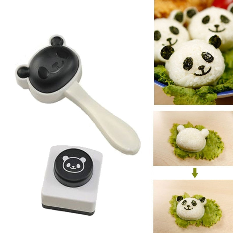 Panda Sushi Mold for Onigiri and Kids' Bento Lunches