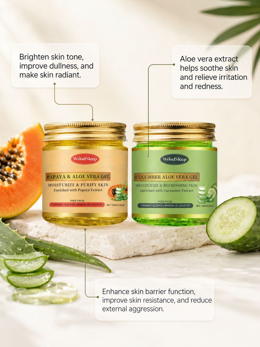 Papaya Aloe Vera Gel — Oil Control Moisturiser for Oily Skin