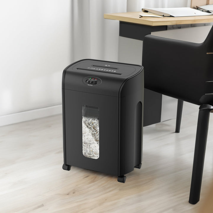 Quiet Paper Shredder, 15-Sheet Cross Cut, 18L Bin