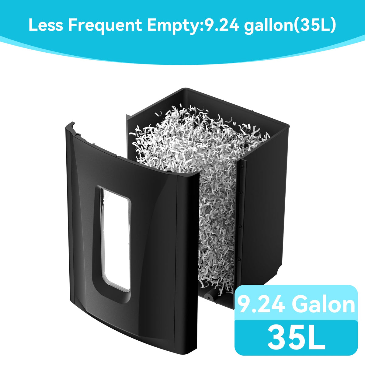 P-4 Cross Cut Paper Shredder for Home Office Security