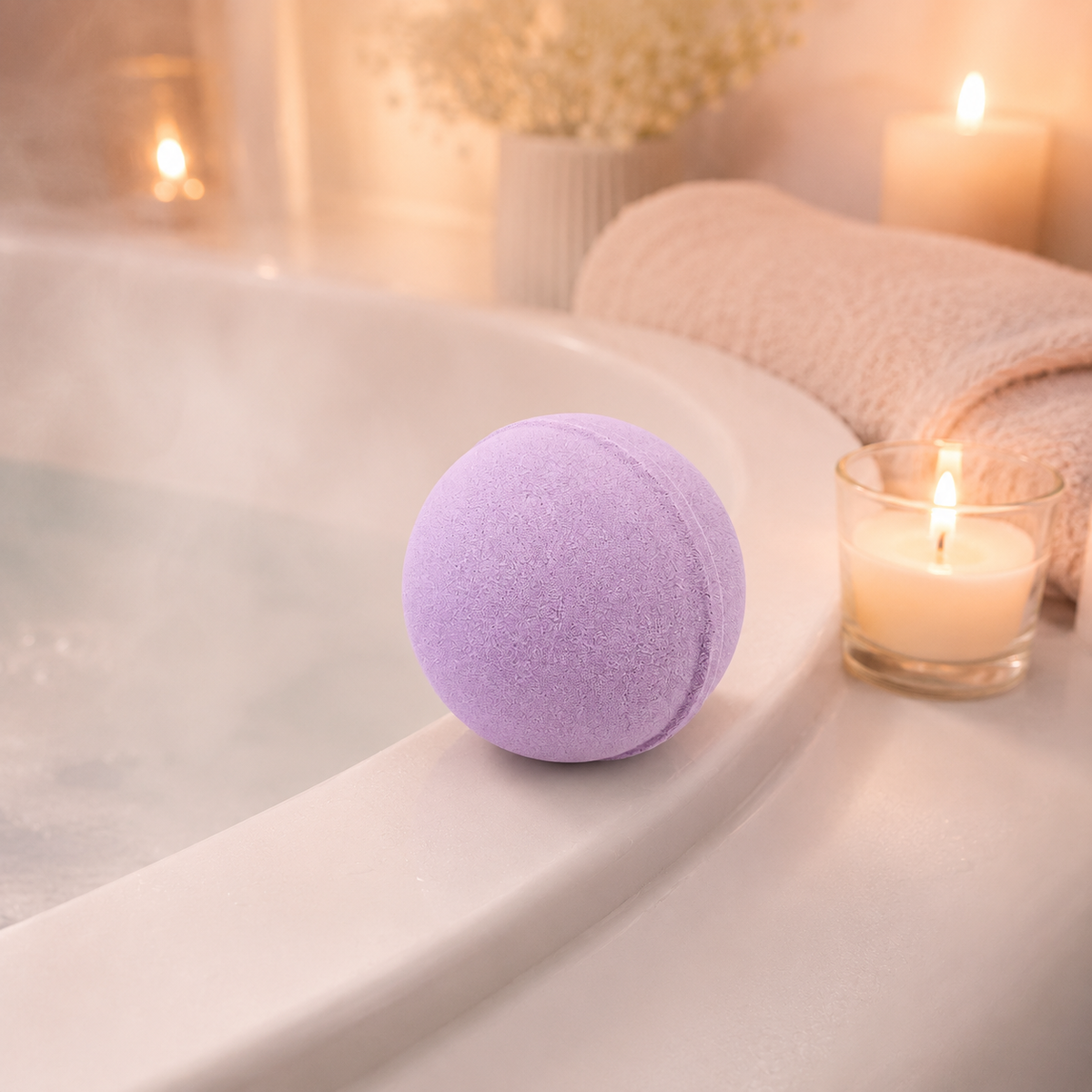 Pastel Bath Bombs Set of 7 — Fizzing Aromatic Spa Balls