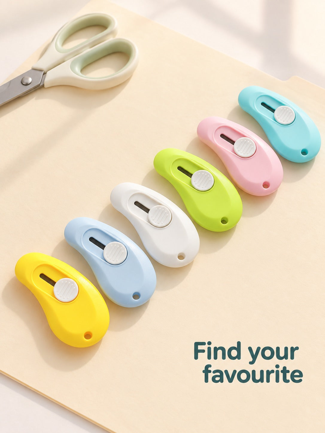 Cute Mini Retractable Utility Knife for Paper Crafts