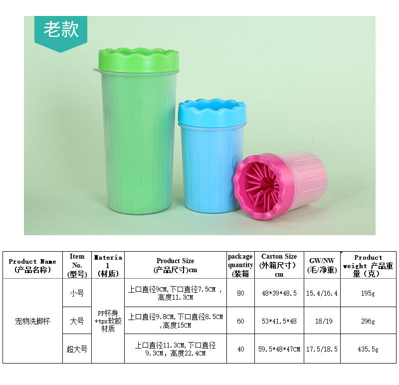 Paw Plunger Silicone Paw Cleaner for Muddy Dogs & Cats