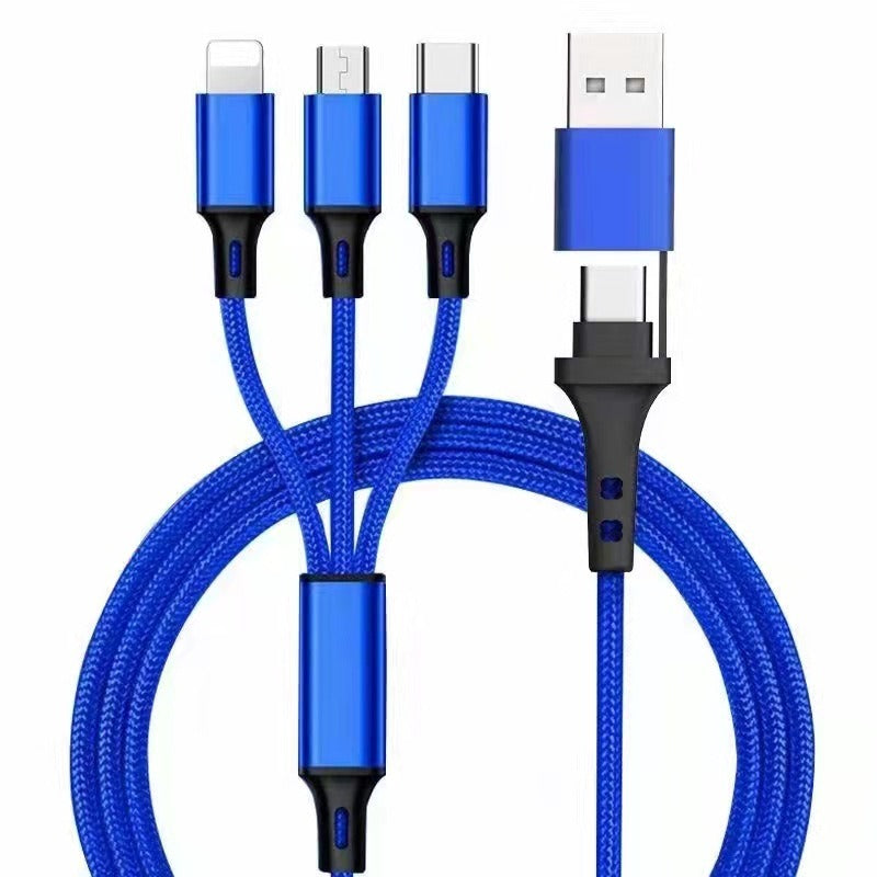 1.2 m 3-in-1 Charging Cable for Lightning, Micro-USB, USB-C