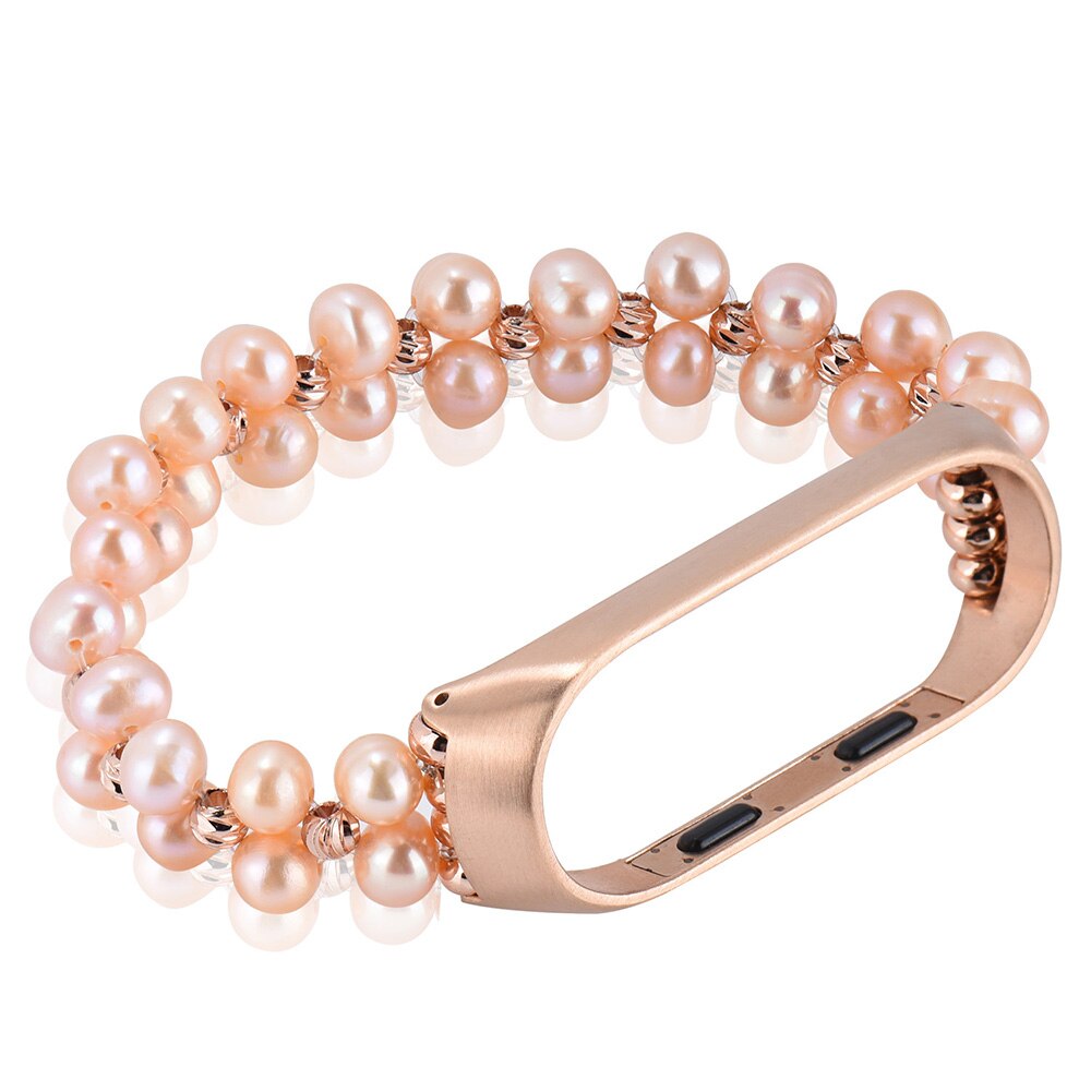 Pearl Wristband Strap for Mi Band 3 & 4 Jewelry Style