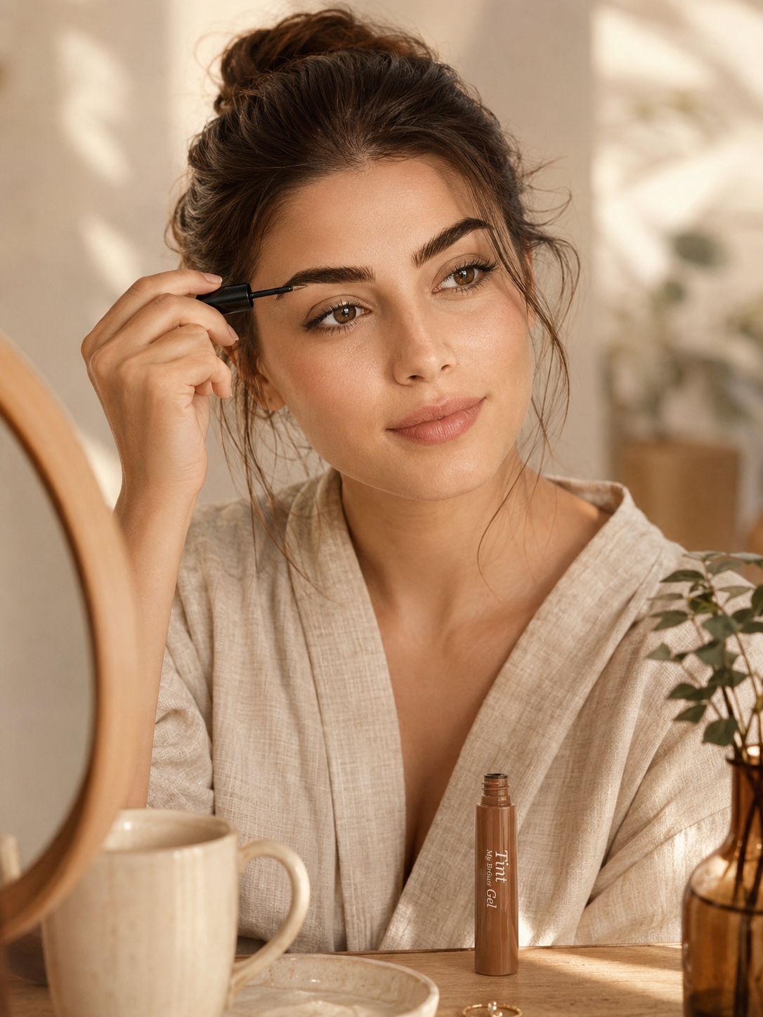 Peel-Off Eyebrow Tint Gel — 3-Day Color, Fine-Tip Brush