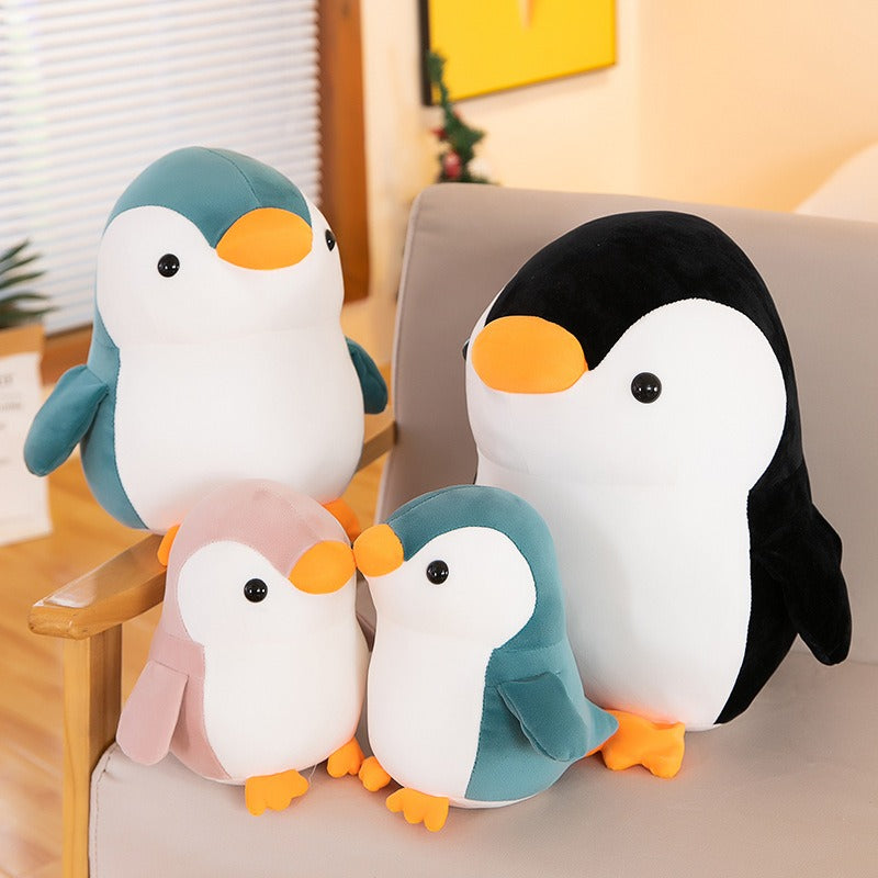 Penguin Pillow Plush Toy for Cozy Cuddles & Décor