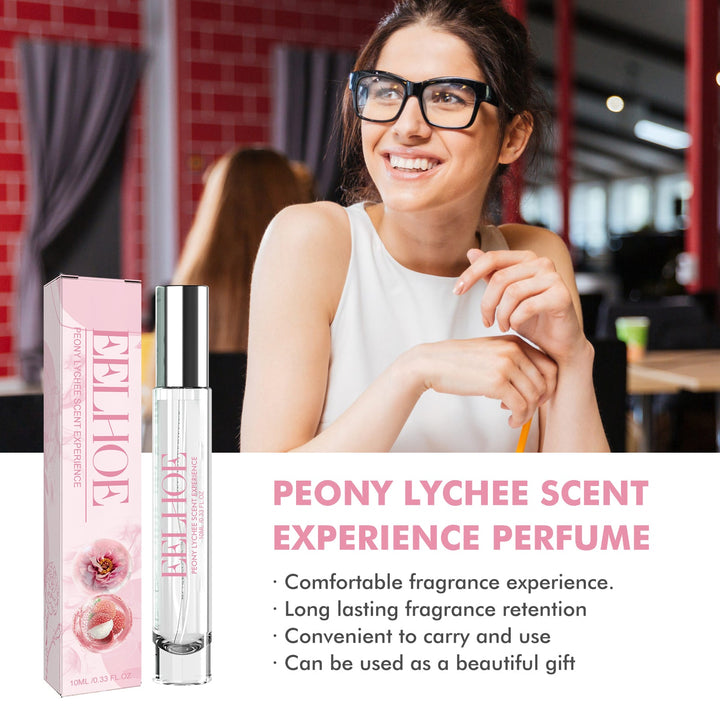 Peony Lychee Perfume: Portable Long-Lasting Daily Fresh Scent