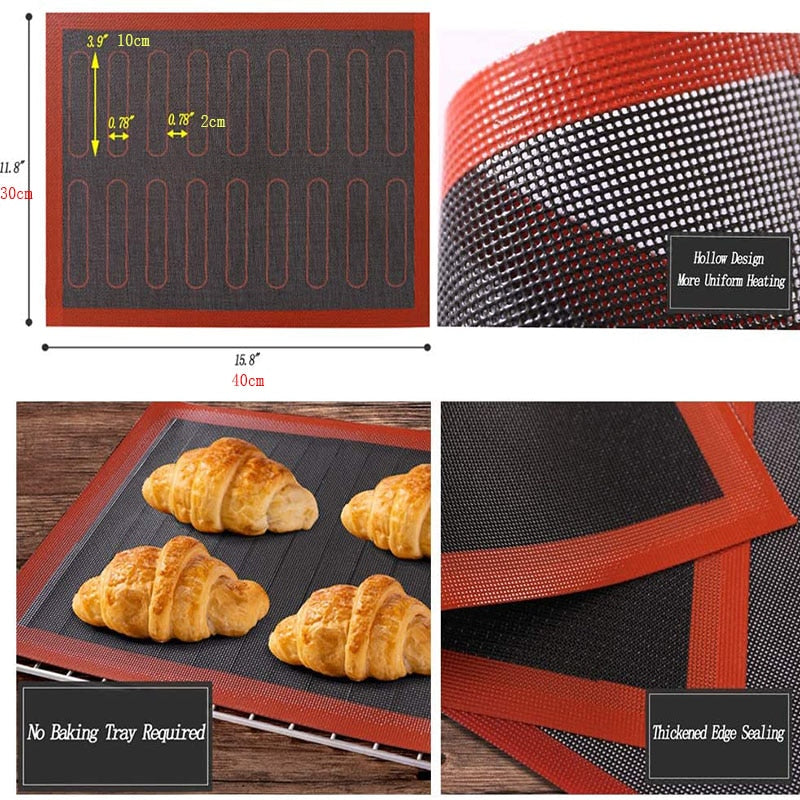 Perforated Silicone Baking Mat for Even, Non-Stick Bakes