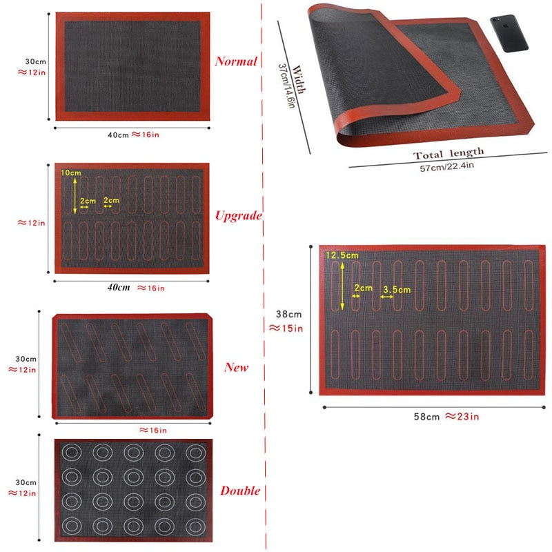 Perforated Silicone Baking Mat for Even, Non-Stick Bakes