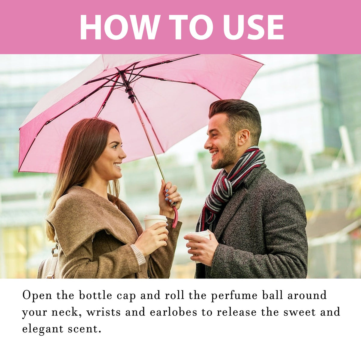 Rose Perfume Oil - Portable Long-Lasting Fragrance Duo