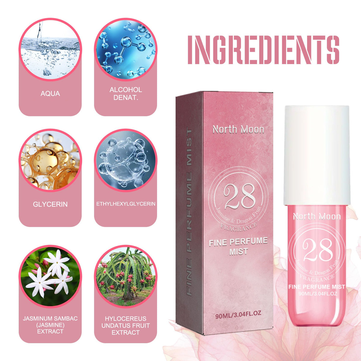 Women's Fine Perfume Mist for Fresh Everyday Fragrance