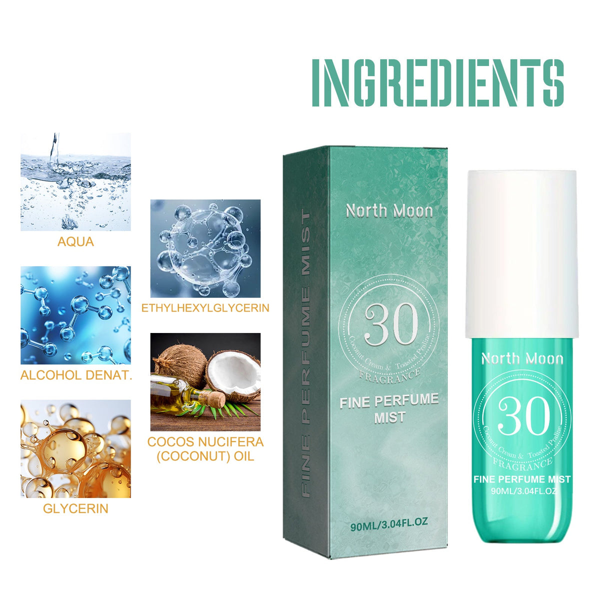 Portable Perfume Mist Spray for Fresh Everyday Wear