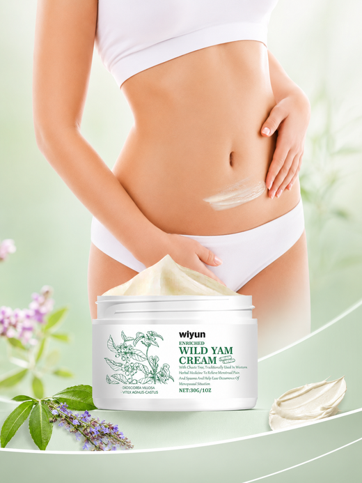 Wild Yam Period Relief Cream — Herbal Menstrual Cramp Comfort