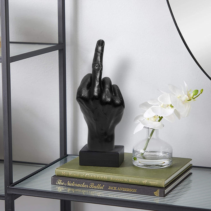 Middle Finger Statue for Edgy Statement Home Decor