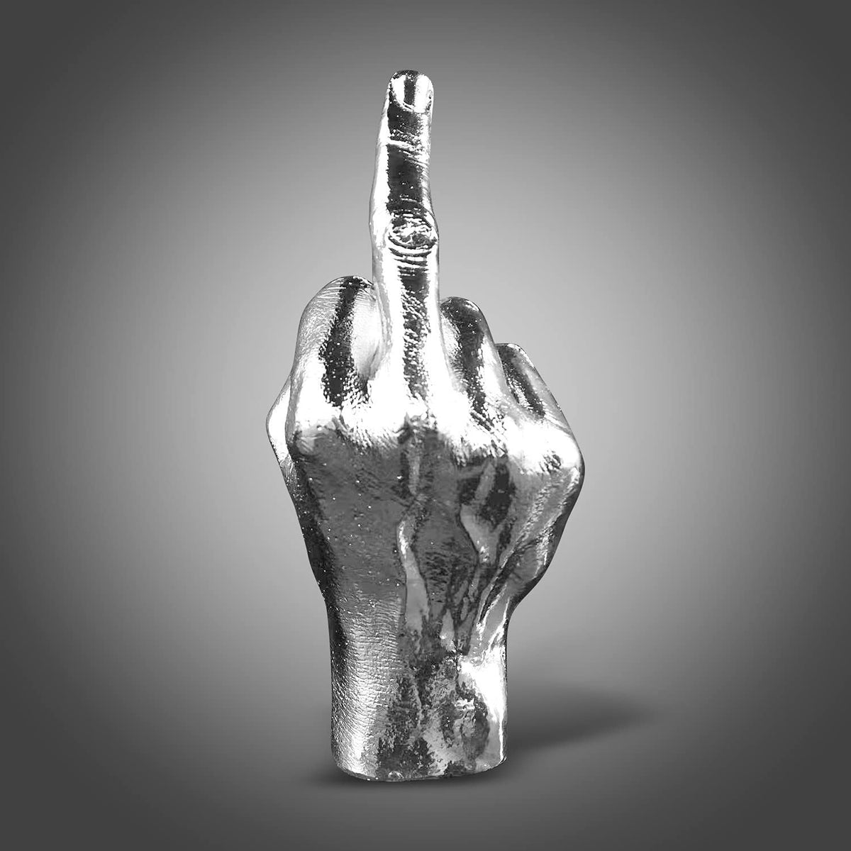 Middle Finger Statue for Edgy Statement Home Decor