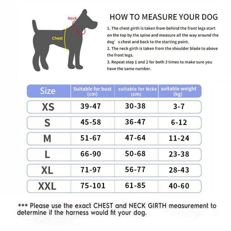 Personalized No-Pull Dog Harness With Reflective ID