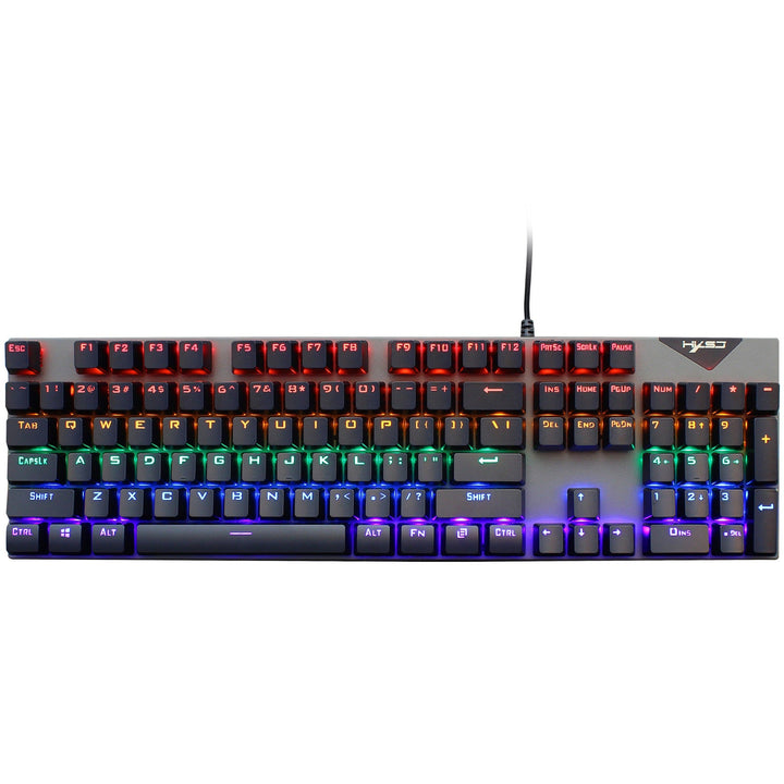 Full-Size RGB Mechanical Gaming Keyboard with Blue Switches