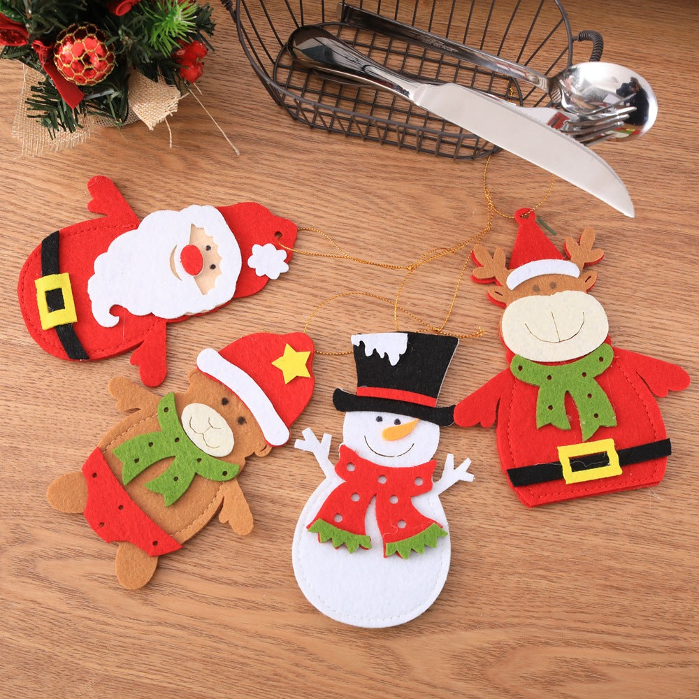 Christmas Cutlery Covers for Festive Table Settings