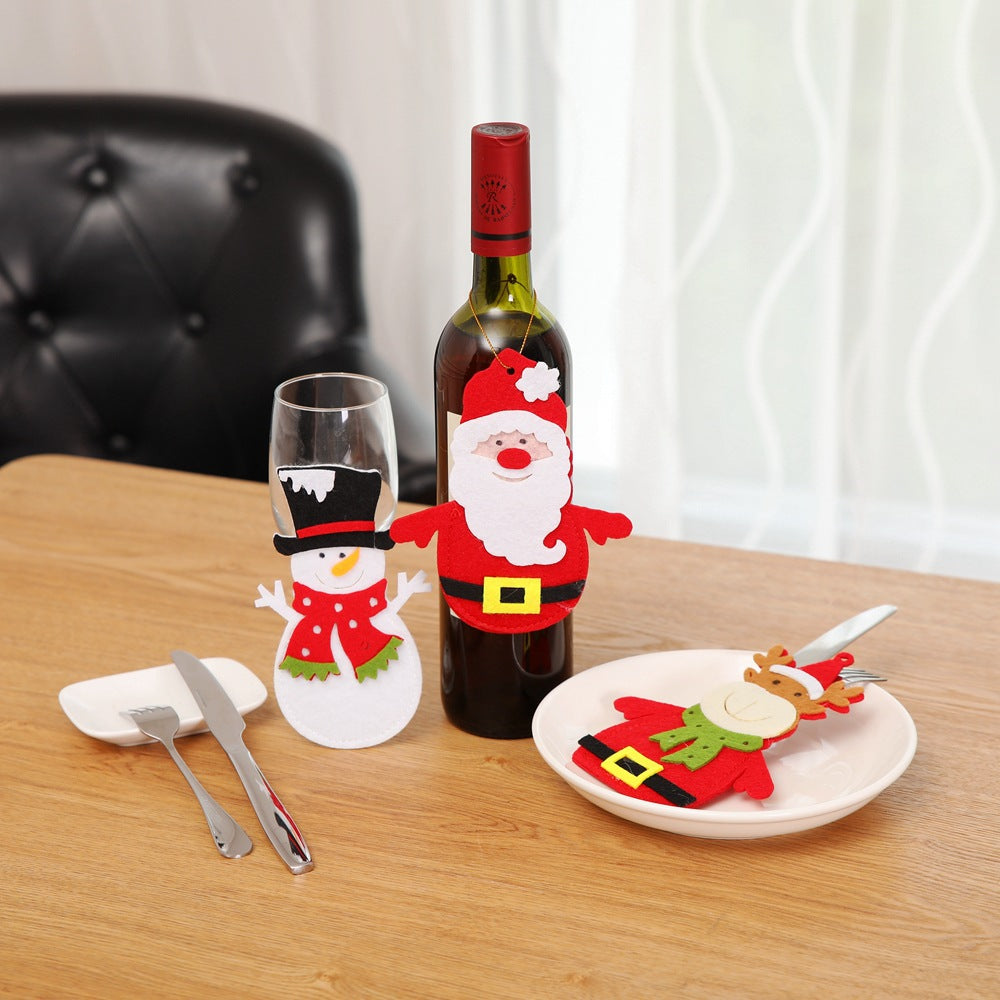 Christmas Cutlery Covers for Festive Table Settings