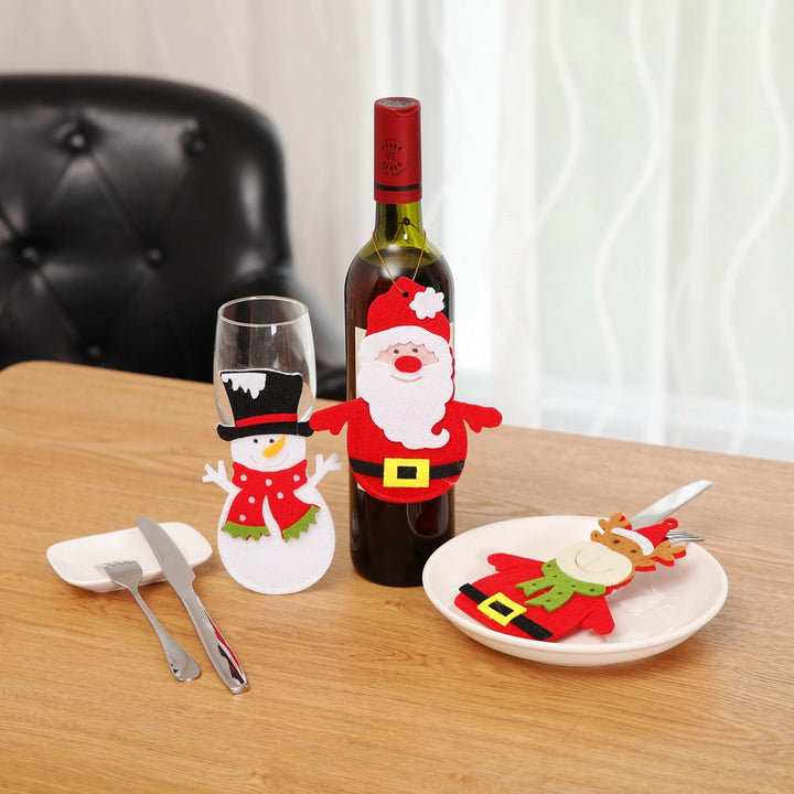 Christmas Cutlery Covers for Festive Table Settings
